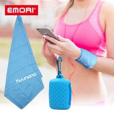 Bright Multi Colors Quick Dry Travel Towel 100% Polyester Silicon Case Fast Dry Air Towel