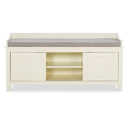 Rectangular Ottoman Bench With Covered Storage