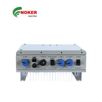Noker 2.2kW 4kW 3 Phase 220v Hybrid Solar Pump Inverter With Booster