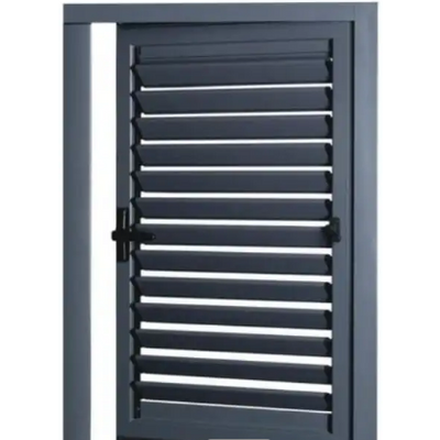exterior aluminum platation louver door