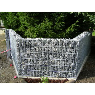 Gabion Retaining wall | Revetment , Scour protection by Gabion,21m,l,andscape by welded gabion