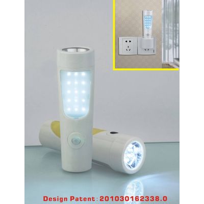 High Bright Plastic LED Energy Saving Rechargeable Emergency sensor light