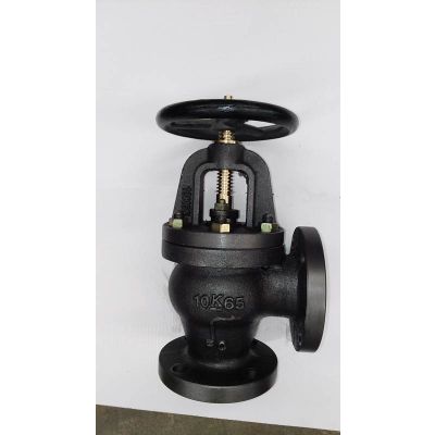 Cast Iron Angle Valve 10K JIS F7308/F7376 - CXD Marine Valve ...