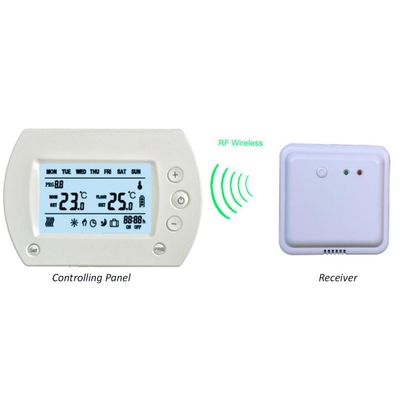 Weekly Programmable Wireless LCD Room Thermostat