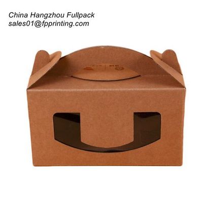 Collapsible Craft Paper Cardboard Food Packaging Boxes