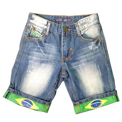Knee-Length 5-Pocket High Quality Fashion Men Jeans