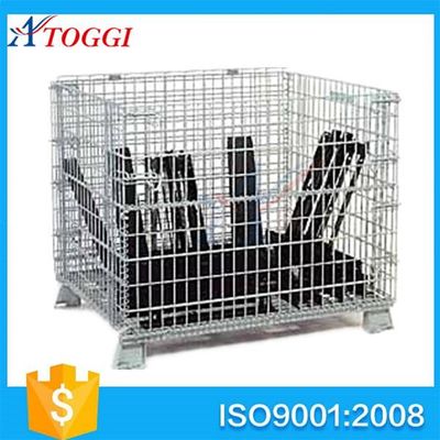 Q235 foldable steel storage wire container