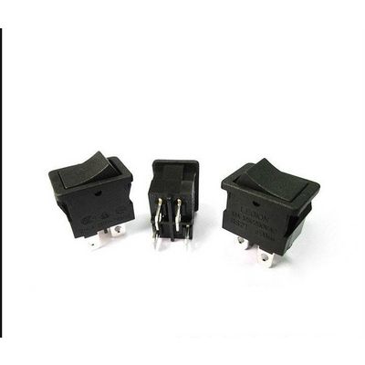Double Pole Mini Rocker Switches with Up to 12A/125V/250V AC, SPST, DPST, Illuminated or non-illumin