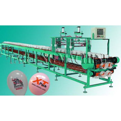 2 sides and 1 color latex balloon printing machine with affordable price