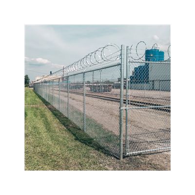 Chain Link Fence    Green Chain Link Fencing     Metal Palisade Fencing   