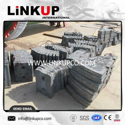 Grate liner and Shell Lifter bar for Ball mill