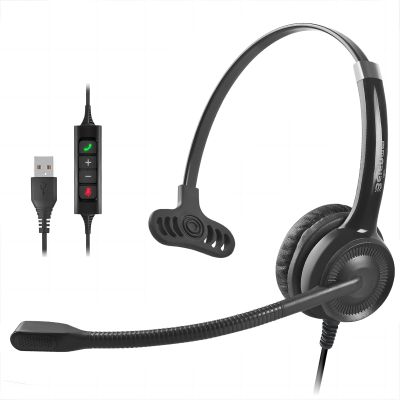 2023 New Arrival Over Ear Noise Canceling Headphones Single Sided Headset With Microphone