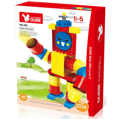 TubeGame piping game robot brick toy building block