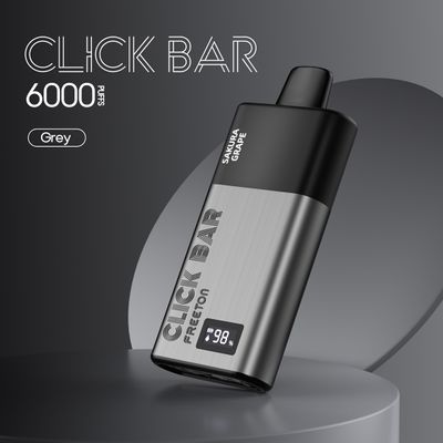 Freeton Click Bar 6000 Puffs Cartridge Replaceable Disposable Vape