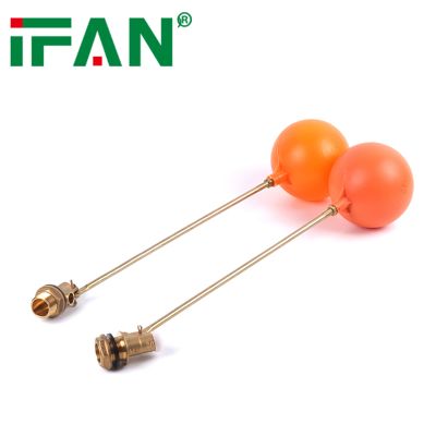 IFAN Factory Price Automatic 1/2 3/4 Inch Brass Ball Cock Copper Cistern Float Valve For Water Tank
