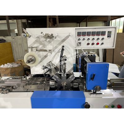 BK-140A Automatic Cigarettes Cosmetic Perfume Box Playing Cards Cellophane Wrapping Packing Machine
