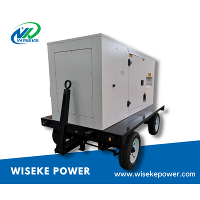 30kva perkins trailer type diesel generator wiseke power