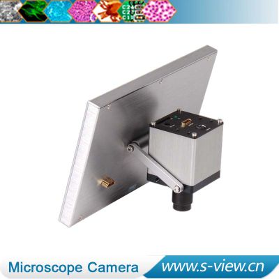 HDMI industrial microscope camera with LCD screen