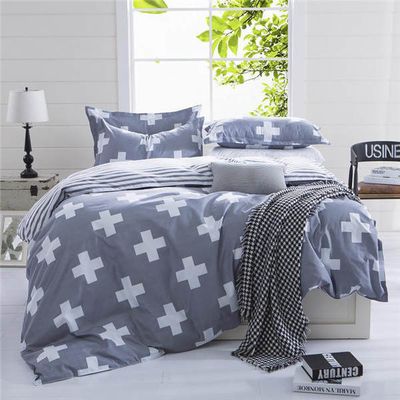 Reactive Printed Bedding Set Bedclothes Suit Queen Size Duvet Cover+Bed Sheet+2 Pillowcases Home Tex