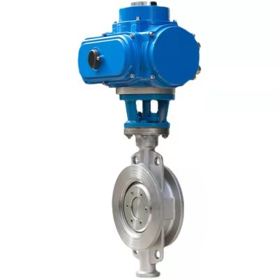 Three eccentric Triple eccentricity hard cf8 seal butterfly valve ss304 ss316 electric pneumatic