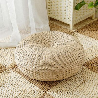 Hot Sale Vietnam Water Hyacinth Cushion Handwoven Floor Cushion for Meditation or Massaging