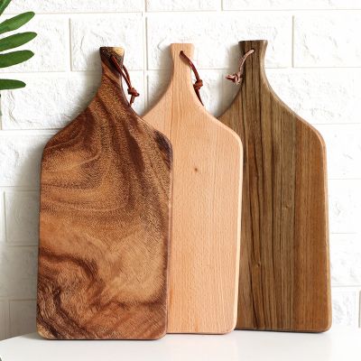 Acacia wood rectangular chopping board