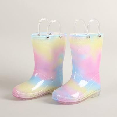 Factory Kids' Rain shoes PVC rain hsoes gumboots for children