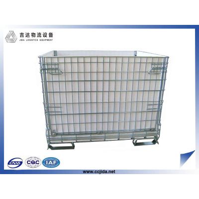 China wholesale cheap price stackable industrial wire mesh storage cage container
