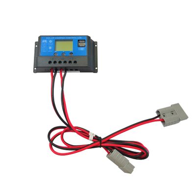 12v 24v PWM Connected 2.5 Flat 0.2m Red Black Parallel Line Solar Charge Controller 10a 20a 30a 40a