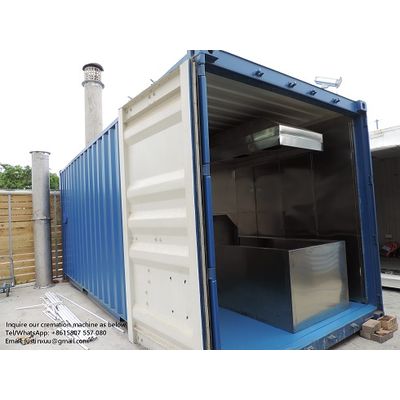 Portable Cremation Container for Human Cremate Death Bodies Machine No Smoke No Smell 380V 50/60HZ