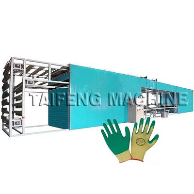 Labour protectation glove dipping line in PU for sale