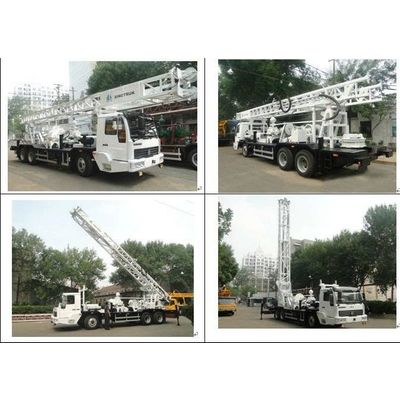 truck mounted drilling rig,normal and reverse circulation,YF-BZ-350B