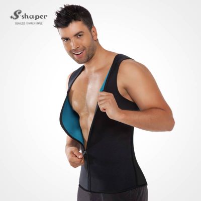 S-Shaper Fashion Ultra Sweat New Corset For Men Sports Intimates Reversible Vests Shapers Clothing