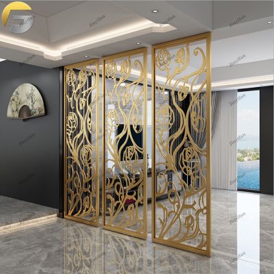 AN020 Good quality Metal Divider Interior Room Design Customized Stainless Steel Screen Partition