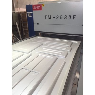Vacuum membrane press machine PVC film on MDF/WPC panel lamianting machine for cabinet and door