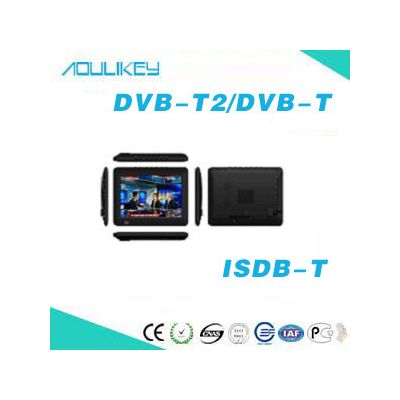 Fashion hand-held TV 9 inch can be used for car DVB-T2 ISDB-T digital TV broadcast