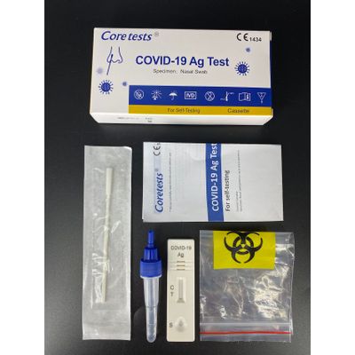 Coretests Covid-19 rapid ag test for home use CE self test
