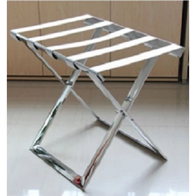 stainless steel hotel luggage rack/folding Strong metal Baggage Carrier/metal luggage rack for home