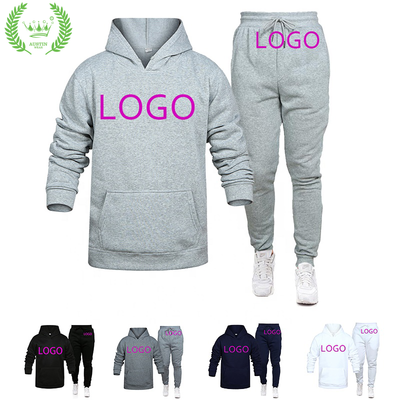sweat suit crew sweat suit body two piece sweat suit 5Ready to ship in stock custom logo low MOQ