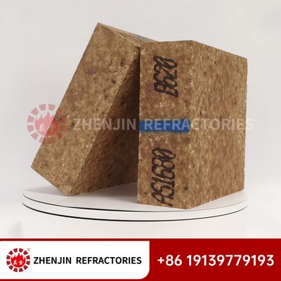 Wear-resistant AZM brick 1550 Silica Mullite Bricks for cement