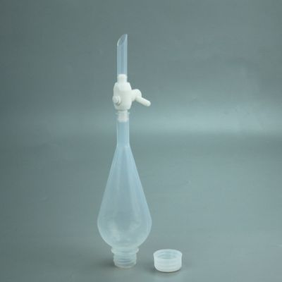500ml Separating Funnel Threaded Port with PTFE or PFA Screw Cap for Pharma Chemical Experiment