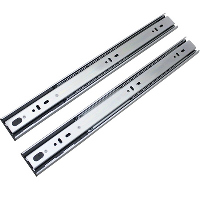 Full extension ball bearing drawer slide soft close telescopic channel (L45315H)
