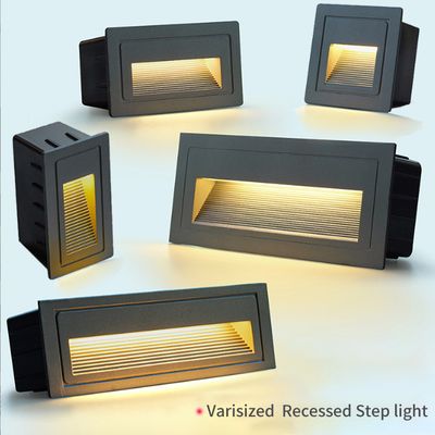 Outdoor Led Stair Step Light Waterproof Recessed Wall Corner Light LED Floodlight