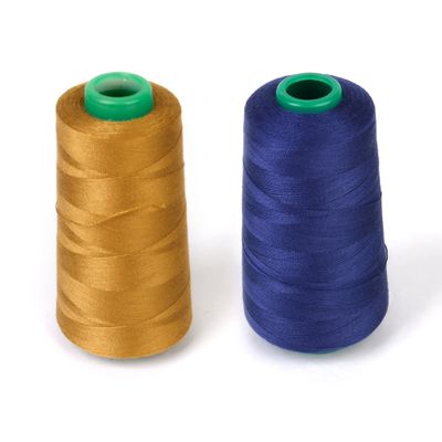 60s/3 100% Spun Polyester dyed Sewing Thread 5000 Meters Cone for Fashionable Dress, Knitted dress