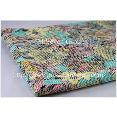 Super Deal! Floral printed fabric with elastic for clothing from M.Seven Group