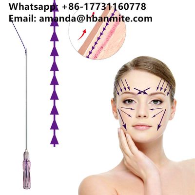 Stable Absorbable korea Barbed 4D Cog W Blunt Pcl Pdo Thread for Cheek Lifting Body Tightening A