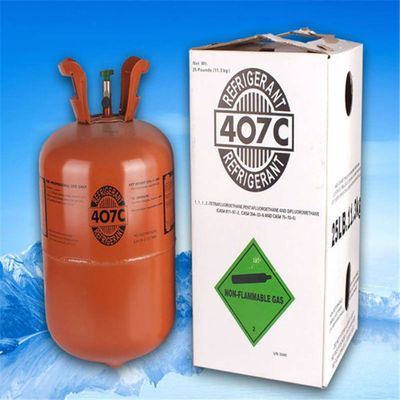 Mixture gas R407c refrigerant gas with 99.9% purity, 11.3kg cylinder package