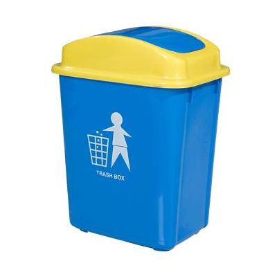 Plastic Outdoor waste bin 20L With Round Cover