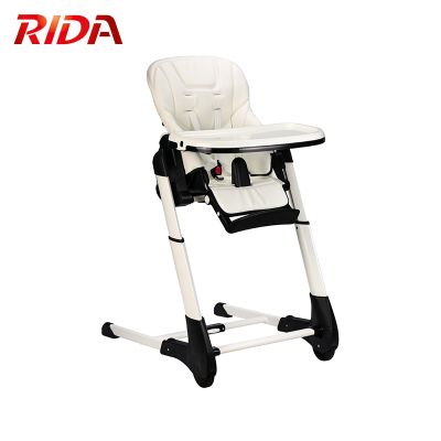 High quality baby high chair with front wheels