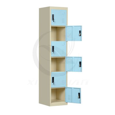 Xingyuan Practical Lockable 6 Door Closet Cabinet Steel Locker